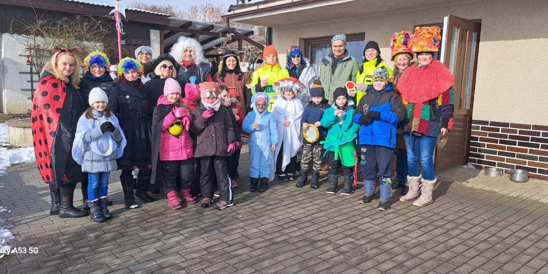 Masopust, 17. 2. 2026, ZŠ Nedabyle + veřejnost